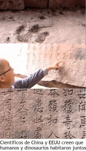 Cueva en China revela huellas de pisadas de sauros y escritura humana compartiendo periodo histórico.