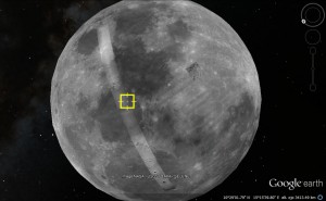 Google Earth Moon.