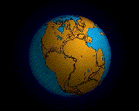 GIF planeta continentes construyen